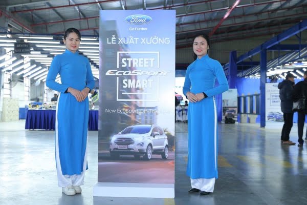 Á Châu cung cấp lễ tân tại lễ xuất xưởng Ford New Ecosport