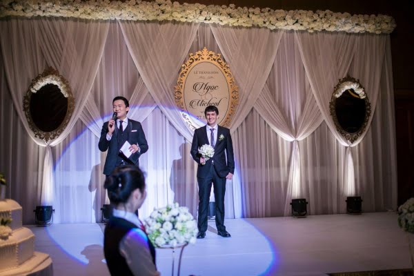 Mc đám cưới sang trọng, tại sự kiện thành hôn của hai bạn trẻ