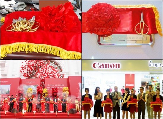 Cho thuê bộ cắt băng khánh thành