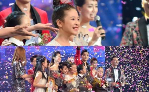 Các bạn nhí đạt giải tại cuộc thi The Voice kid
